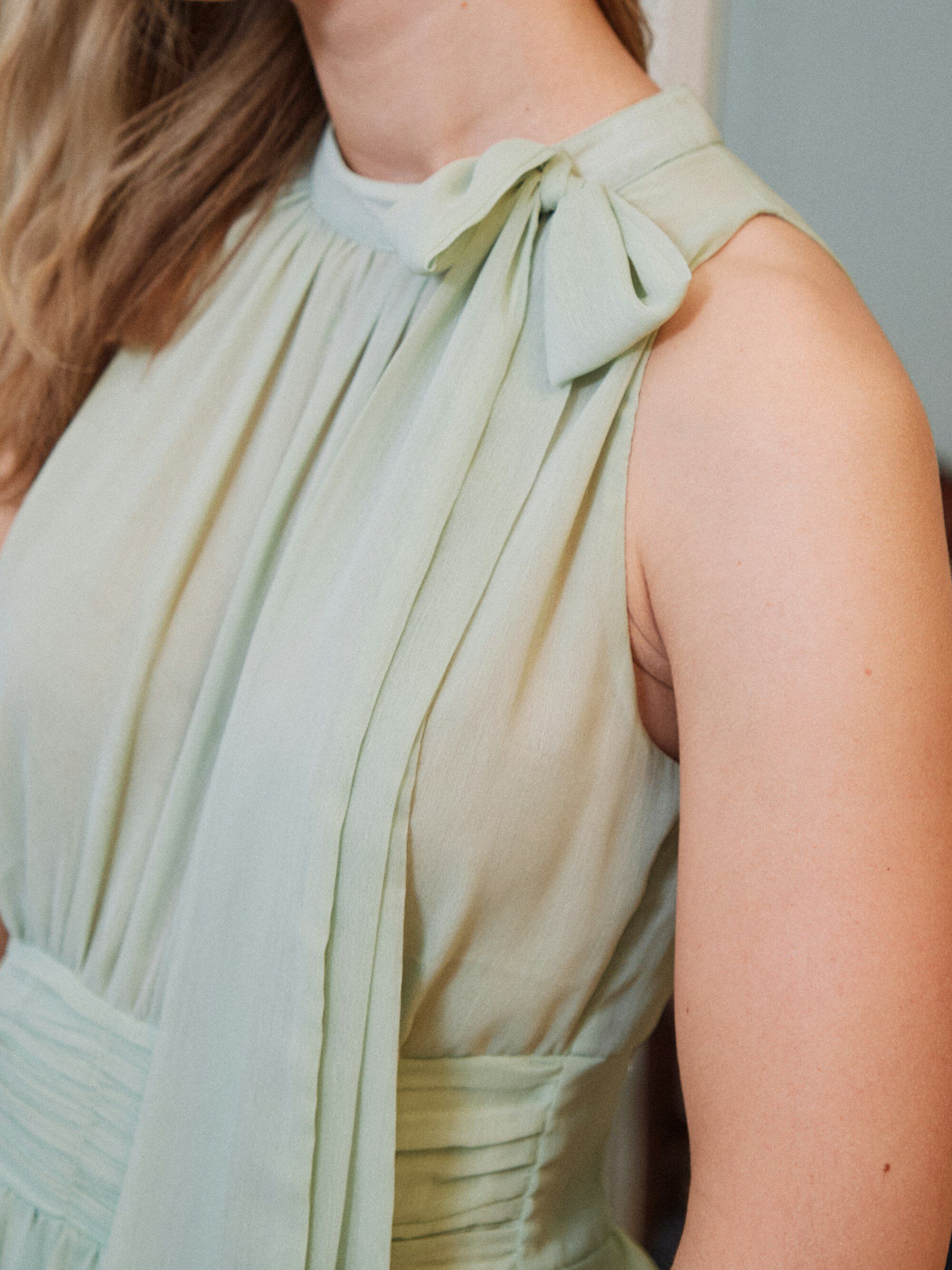 Marli Solid Chiffon Dress