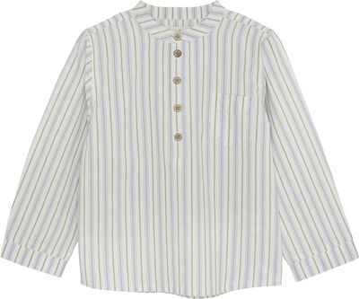 Shirt LS Woven Stripe