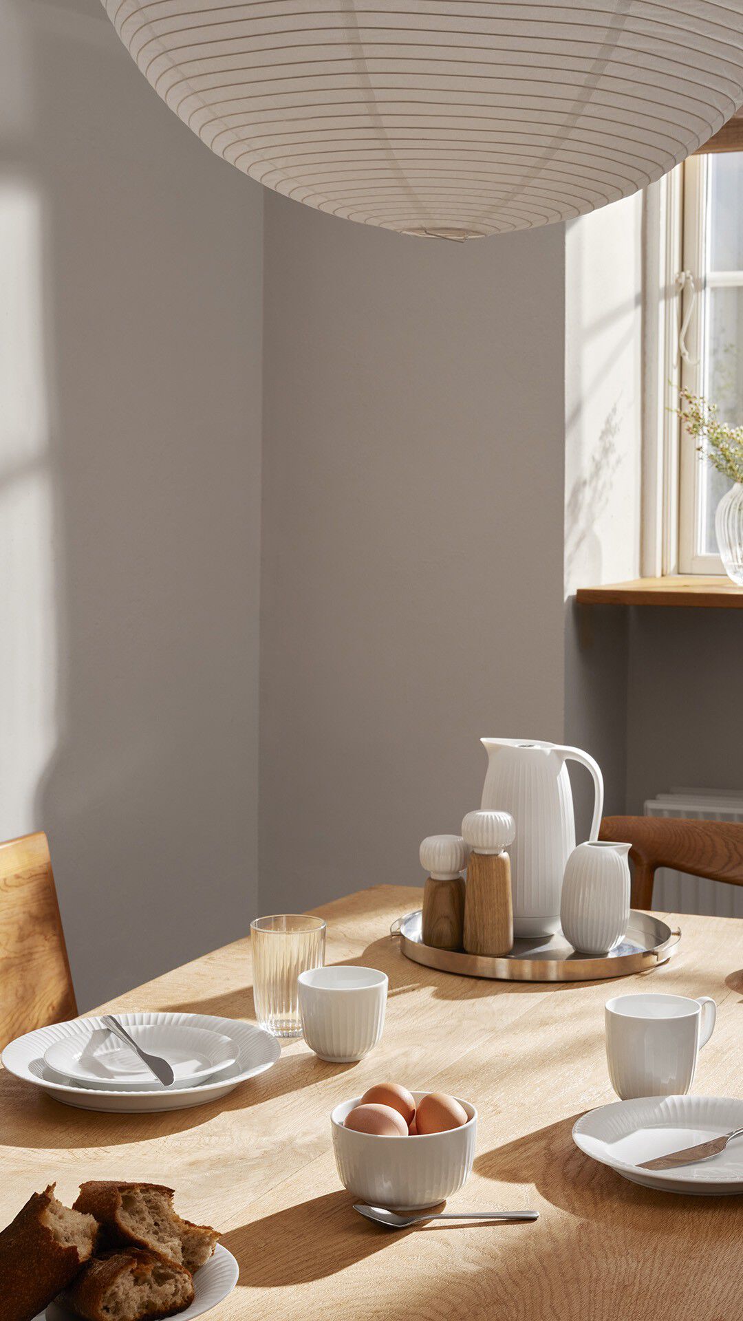 Hammersh&oslash;i Termokande 1,0 l hvid (17220)