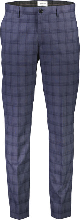 Checked stretch suit