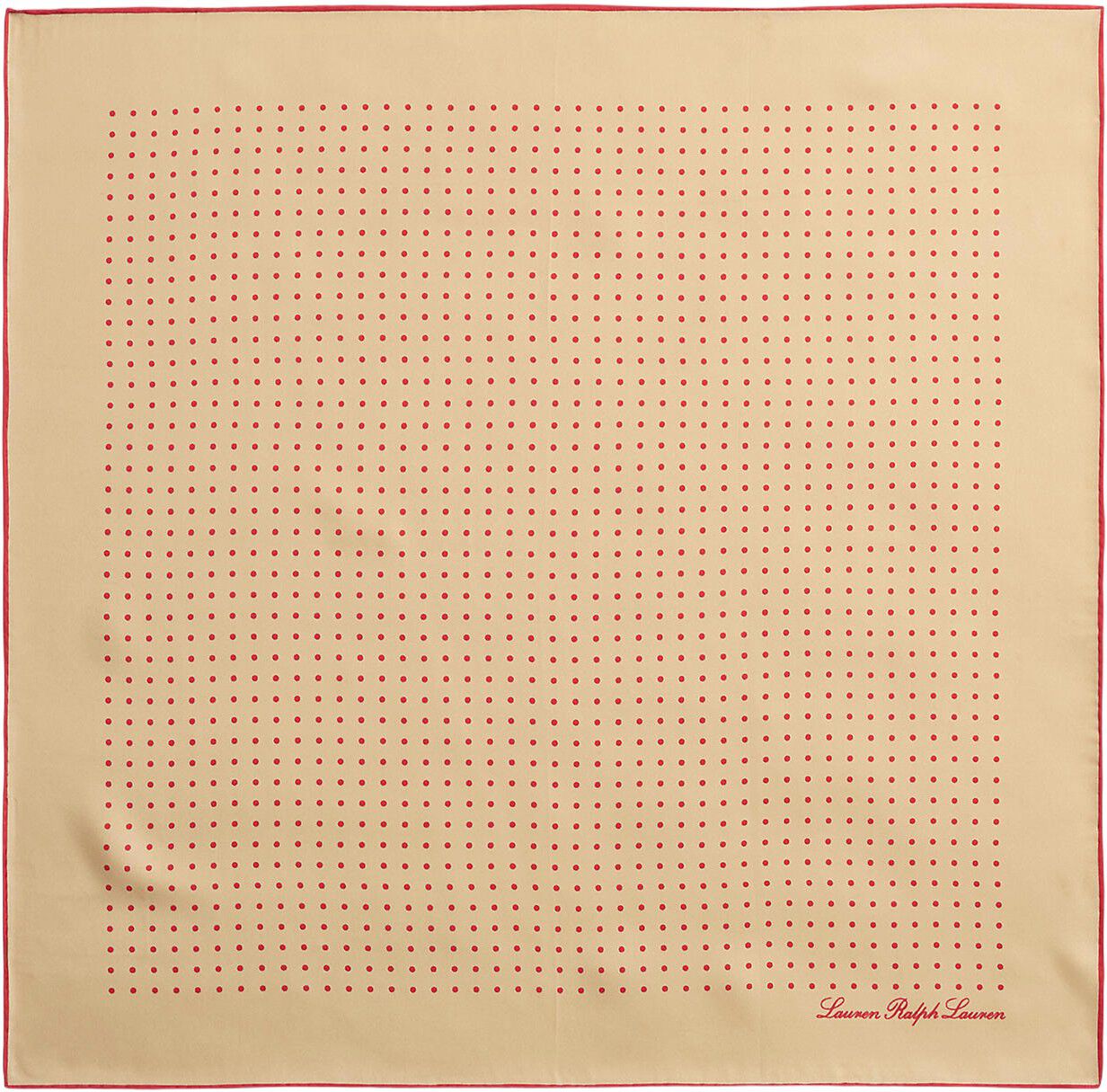 Polka-Dot Silk Twill Square Scarf