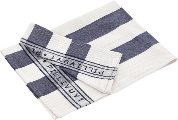Viskestykke Pillivuyt 90 x 60 cm Blå/Hvid