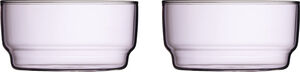 Skål Torino 12 cm 2 stk. Pink