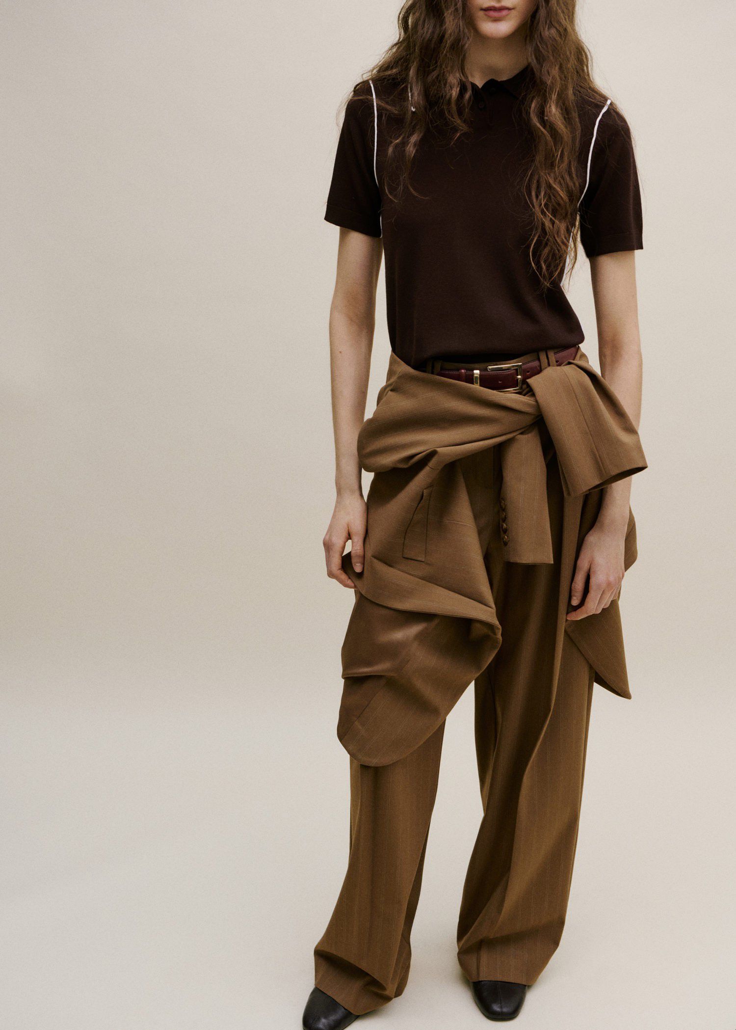 Contrasting stripes sweater