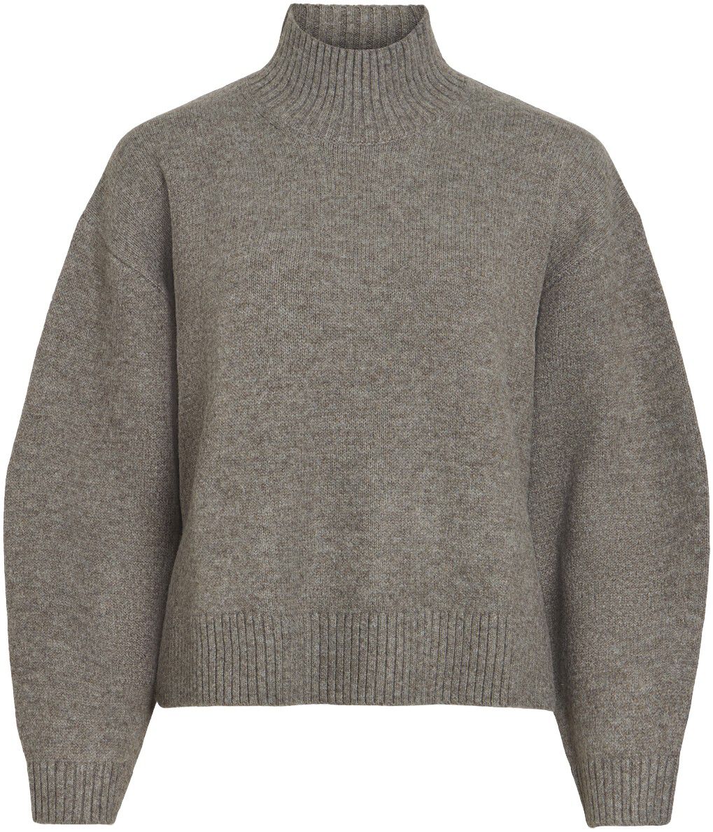 Visia L/S High Neck Knit Pullover-Noos