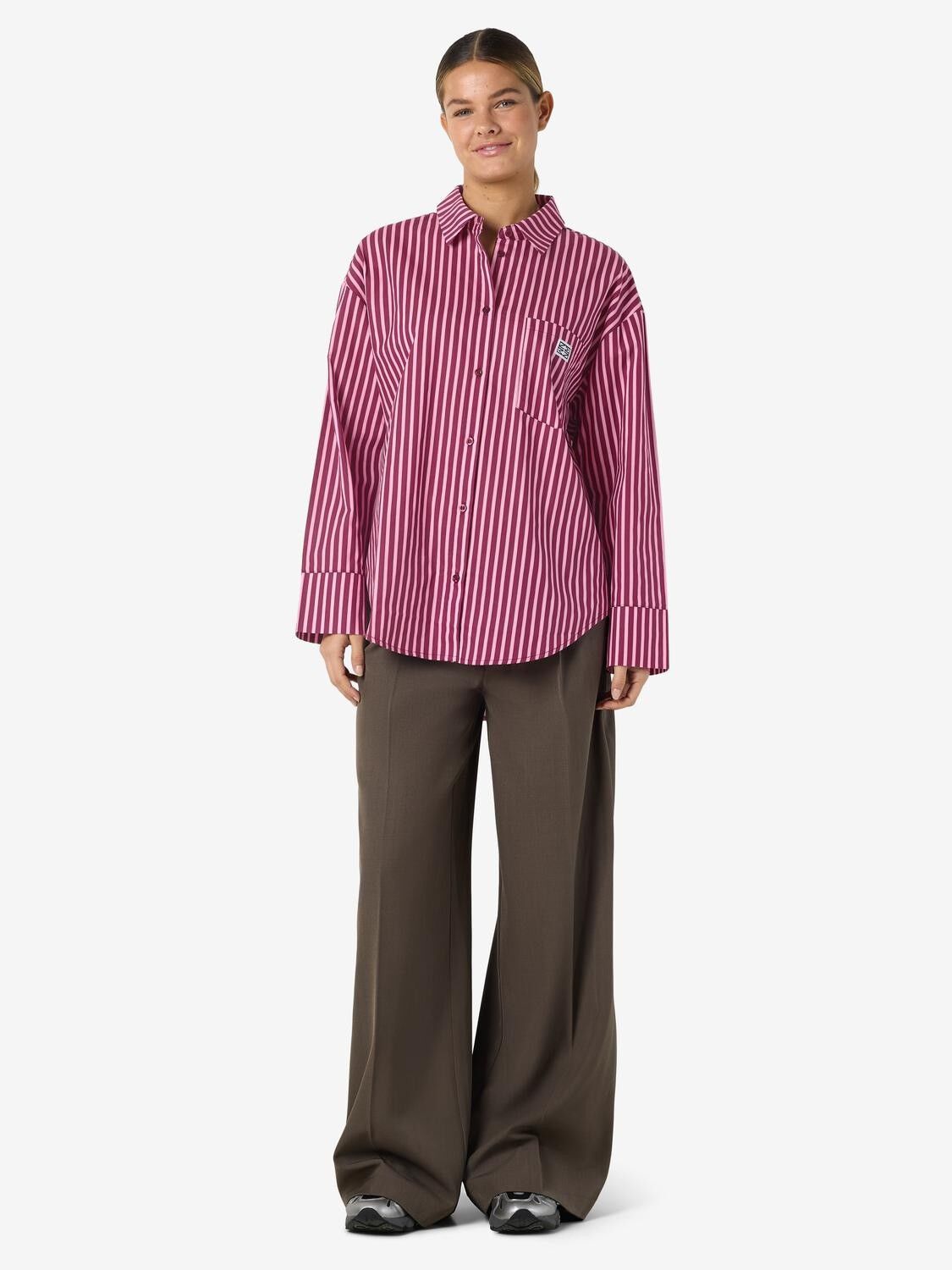 NMFRIDA L/S BUTTON SHIRT WVN BOX