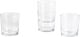 Glass-Set of 4 Medium-Clear