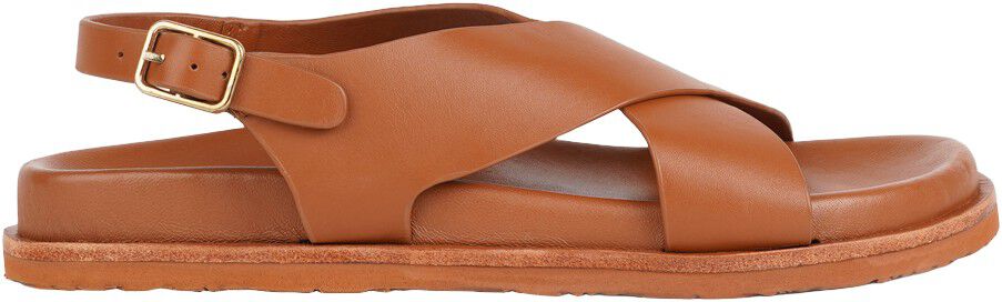 BOLOGNA - CROSSING STRAPS WITH THIN HEEL STRAP