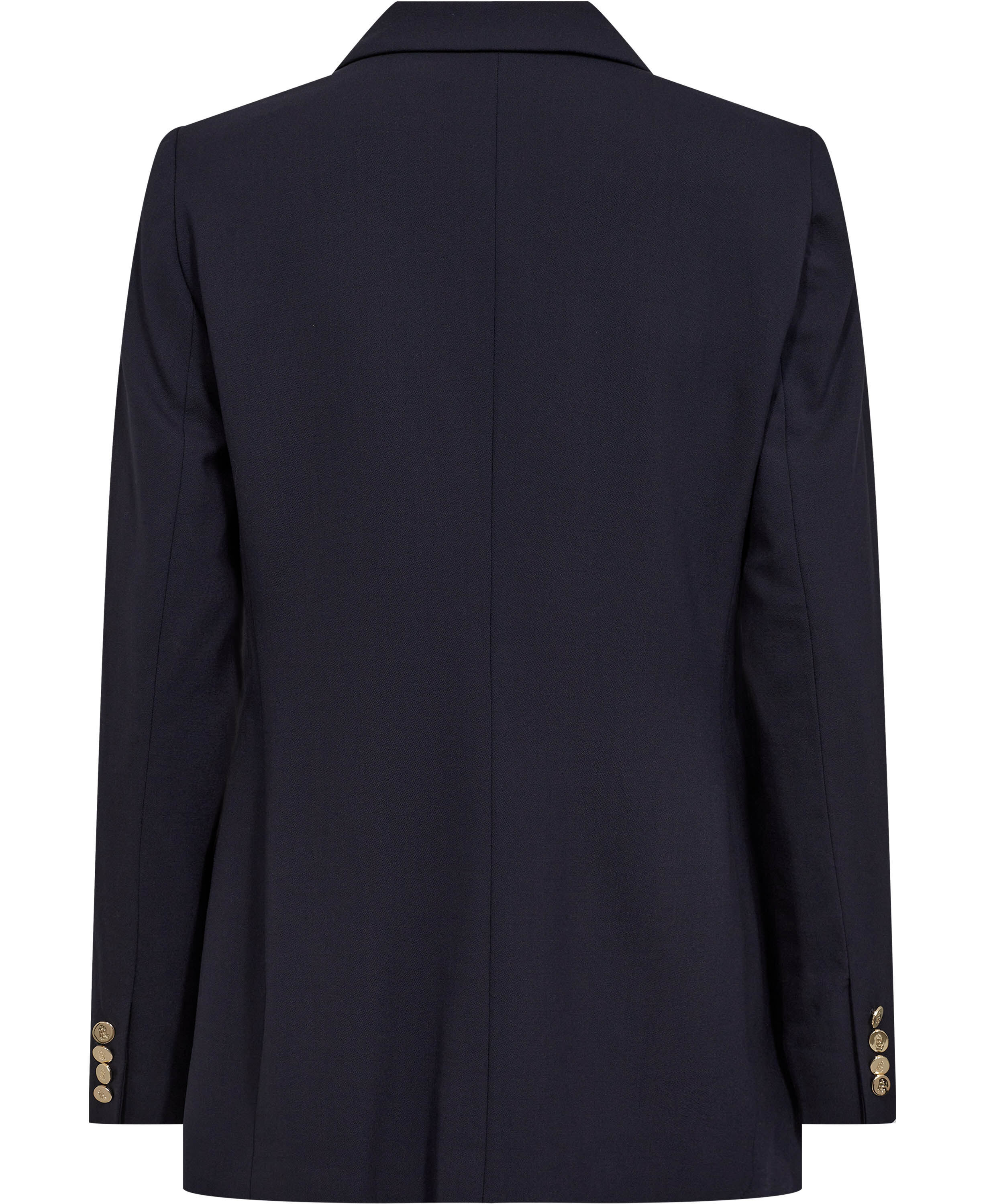 Double-Breasted Wool Crepe Blazer