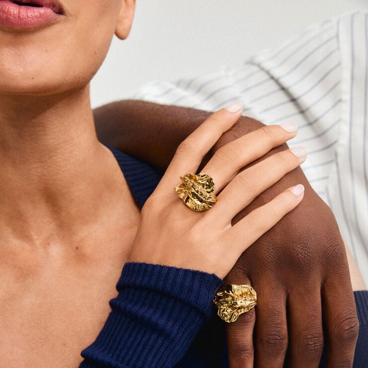 ECLIPSE ring gold-plated