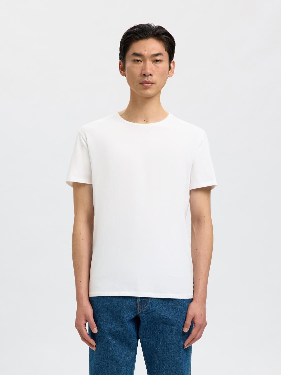 SLMNEWPIMA SS O-NECK TEE NOOS