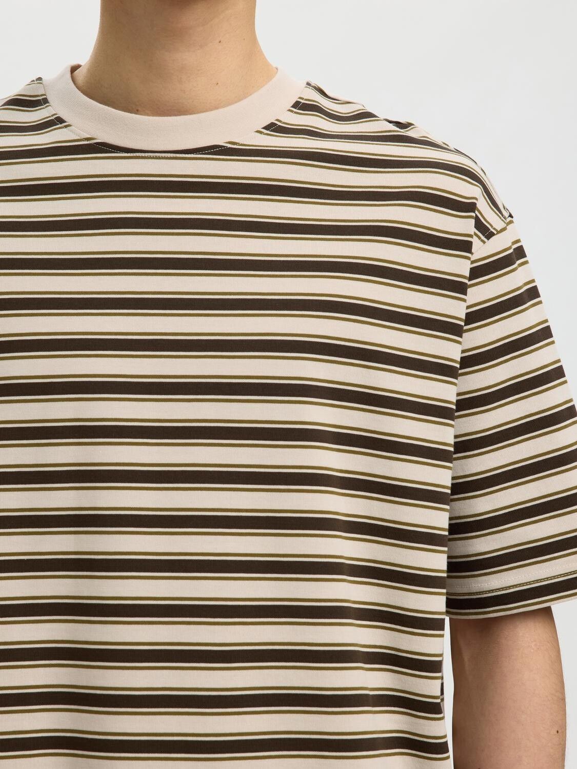 SLMRELAXASPEN 2-PLY STRIPE SS NOOS