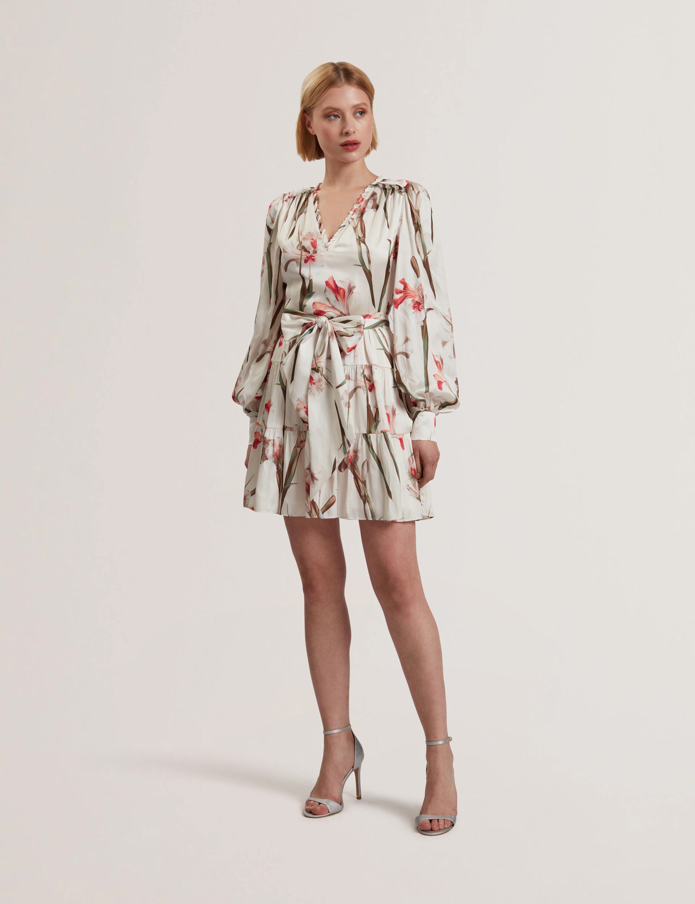 CUIABA neck Mini Dress