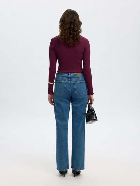 SLFANNA LS CREW NECK TEE S NOOS