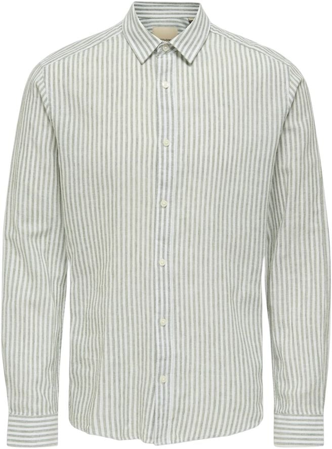 ONSCAIDEN LIFE LS STRIPE LINEN 660