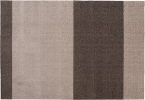Løber, 130x90 cm, stripes-horizon sand/brun