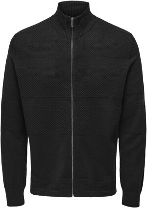ONSMALIK REG 12 PIN ZIP CARD KNIT N