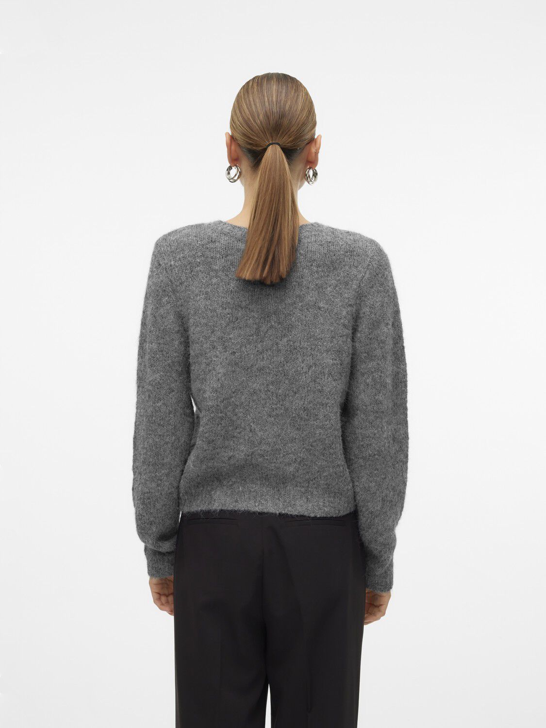 VMNOVAH LS O-NECK BUTTON CARDI GA N