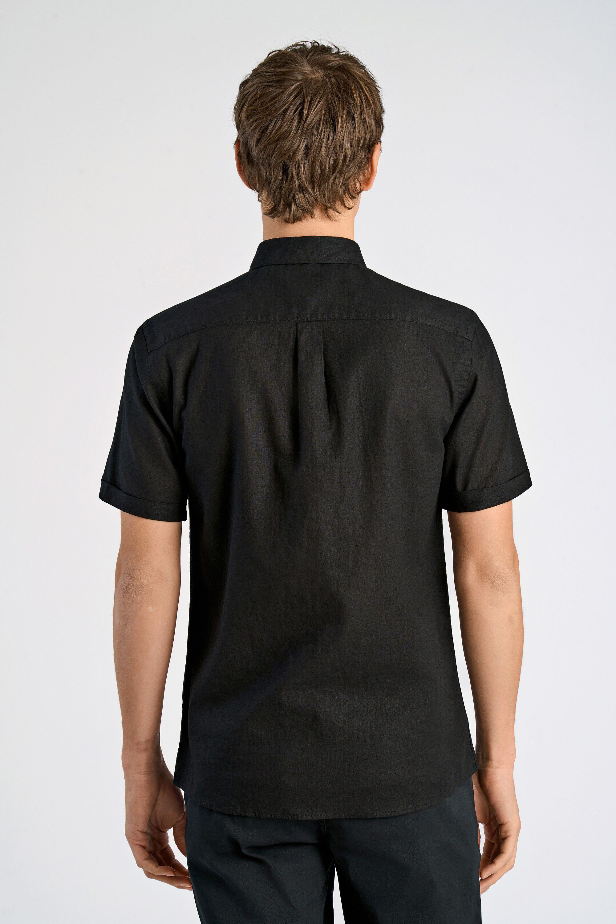 Cotton/linen shirt S/S