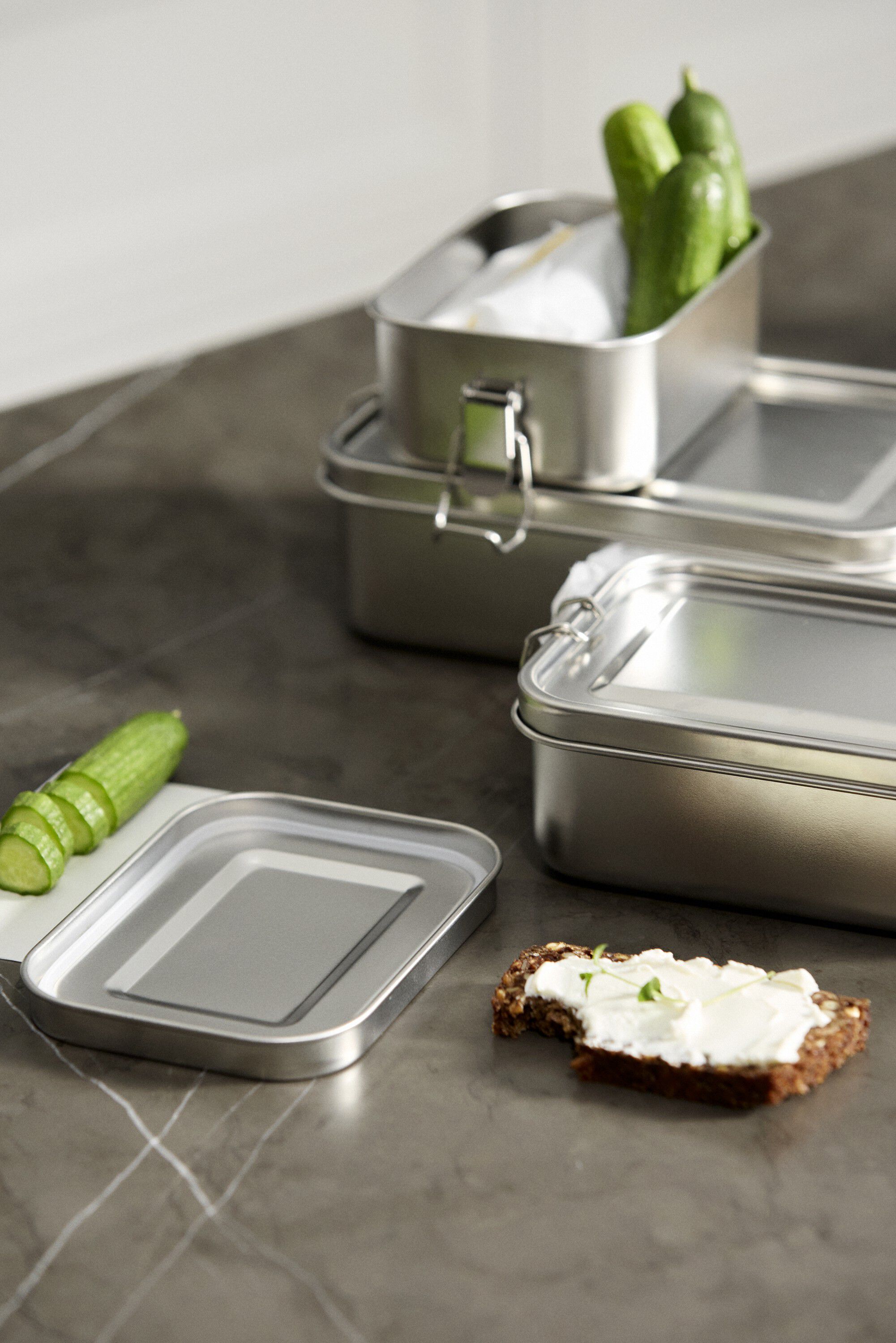 RUMEX lunch box, square, L - 1400 ml