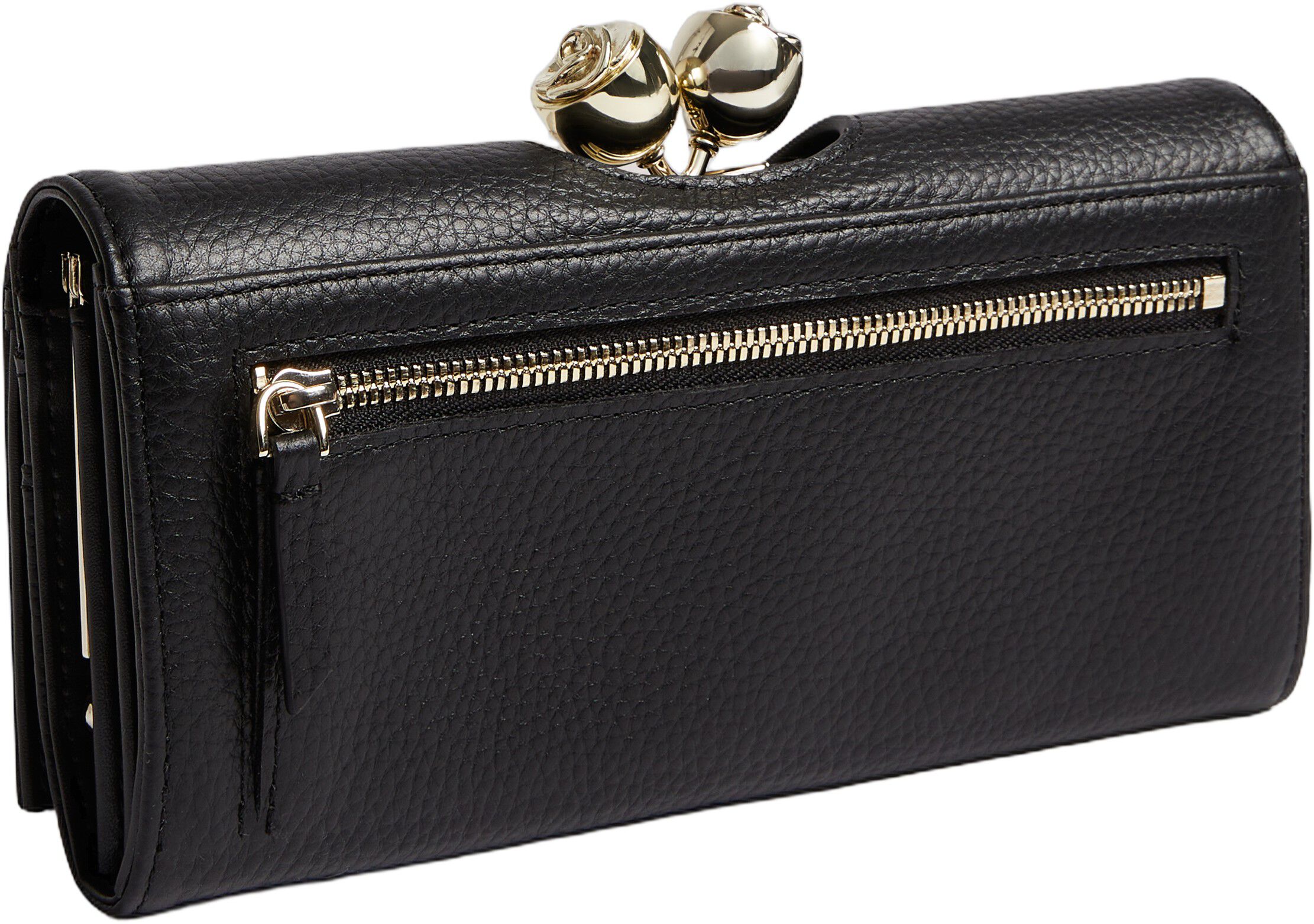 ROOSALI Rose Detail Leather Bobble