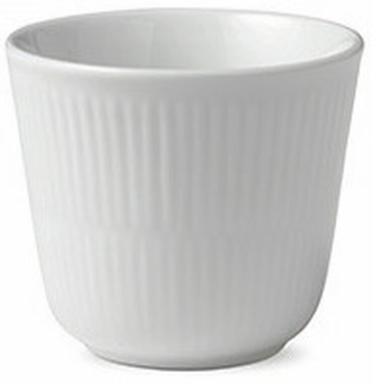 Hvid Riflet 26 cl. termokop