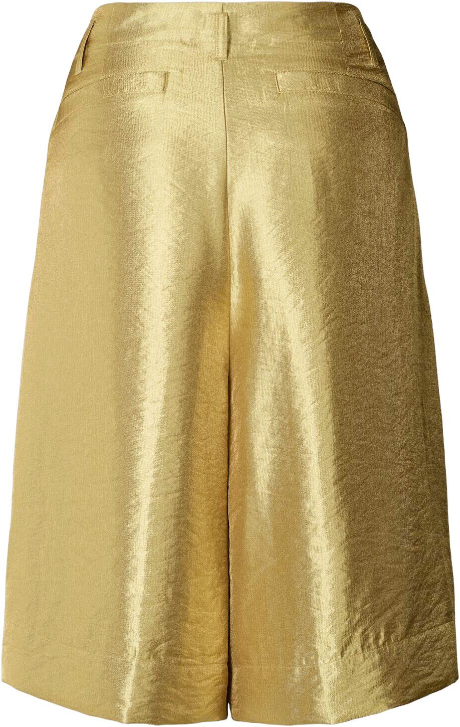 Woven gold shorts - Feliza