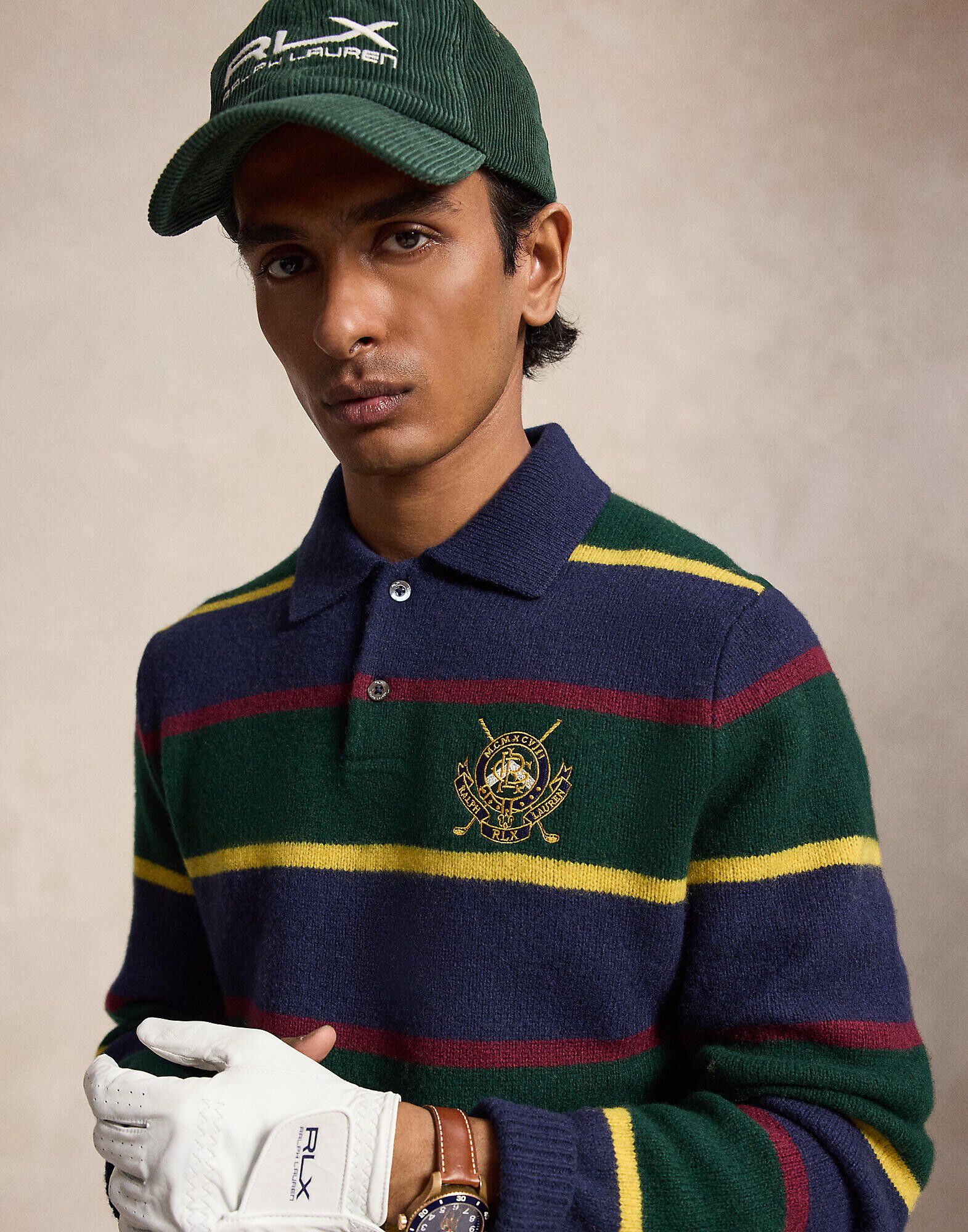 2/10 WOOL/CASH RWS-SWEATER-POLO