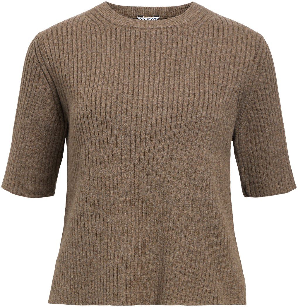 OBJELVA 2/4 RE O-NECK KNIT NOOS