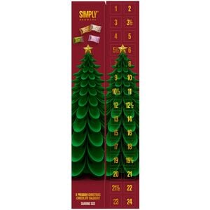 Simply&reg; Chokolade-julekalender Sharing Size (600g)