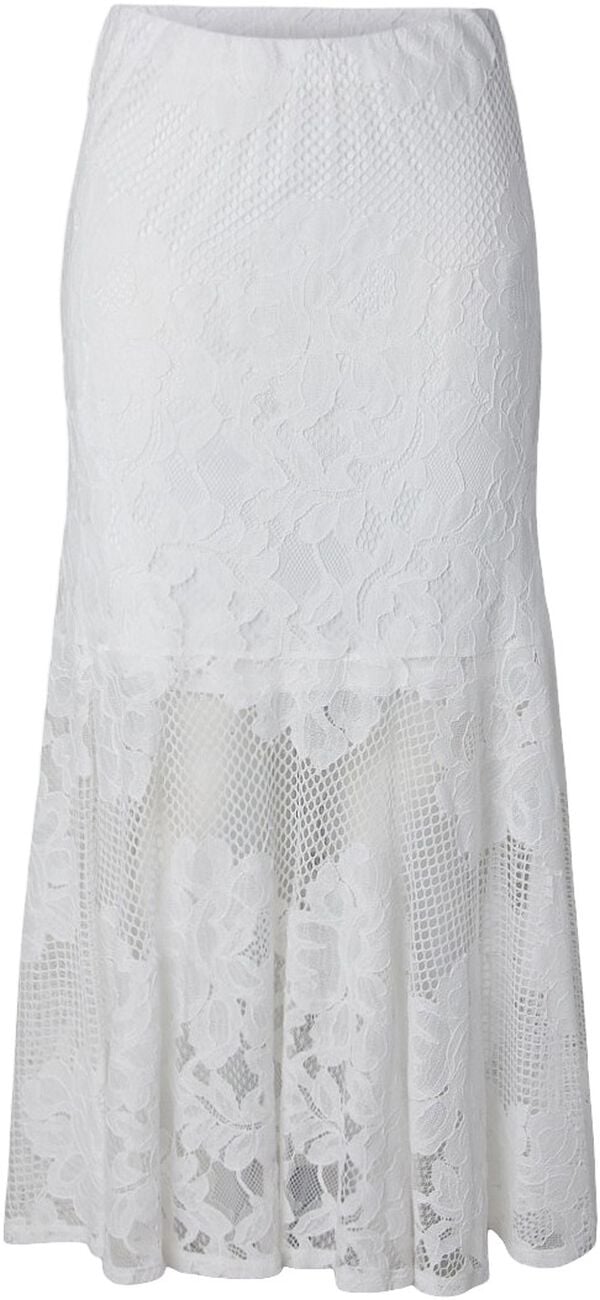 Pcmaya Mw Lace Ankle Skirt Wvn
