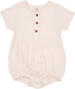 SEERSUCKER ROMPER W. SLEEVES