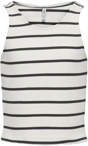 KOGNESSA S/L SHORT STRIPE TOP JRS