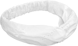 Floral Broderie Twist Headband