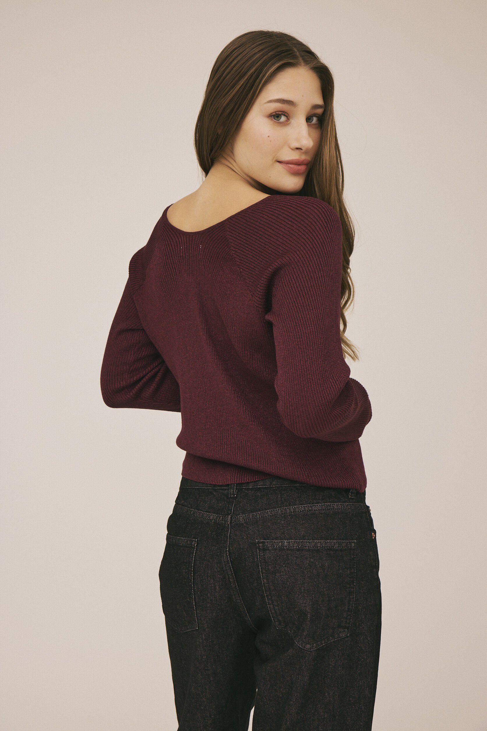 Campi 7 Lurex Knittet Blouse