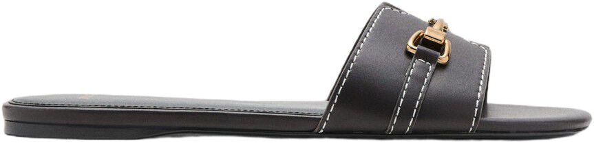 Metallic detail strap sandal