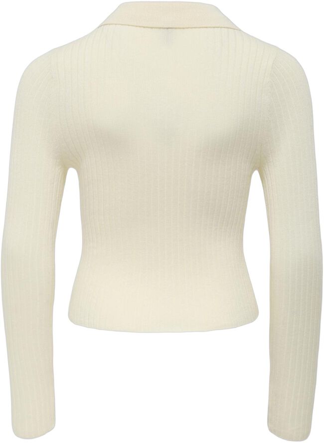 KOGMILA LS RIB BUTTON POLO NECK CP