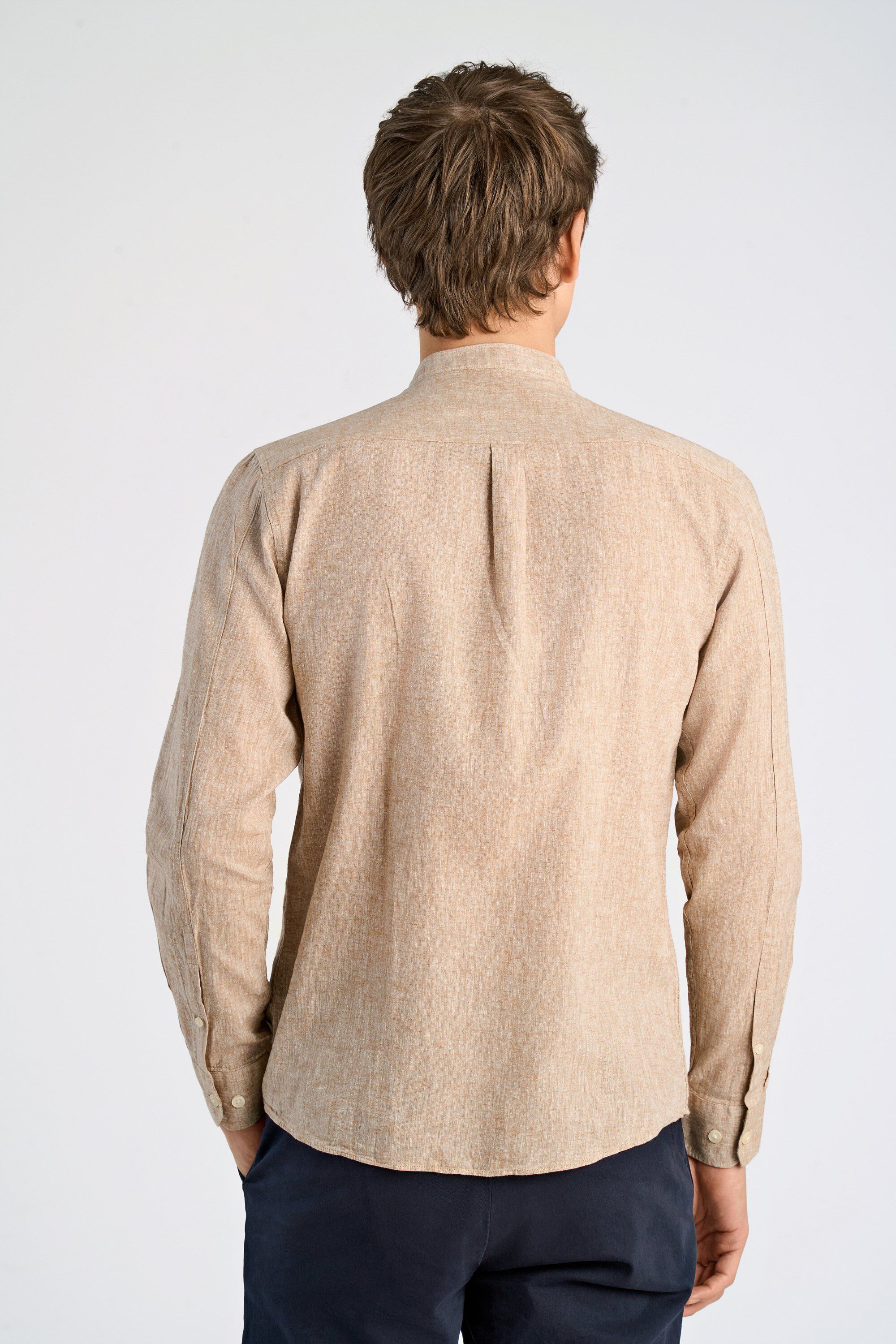 Cotton/linen shirt L/S