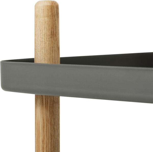 Block bord mørkgrå