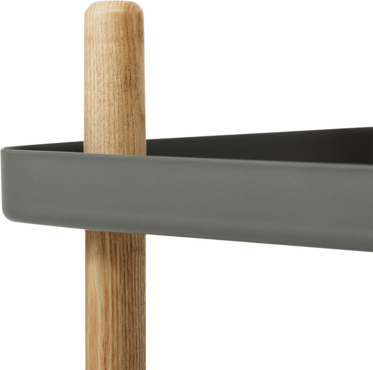 Block bord mørkgrå