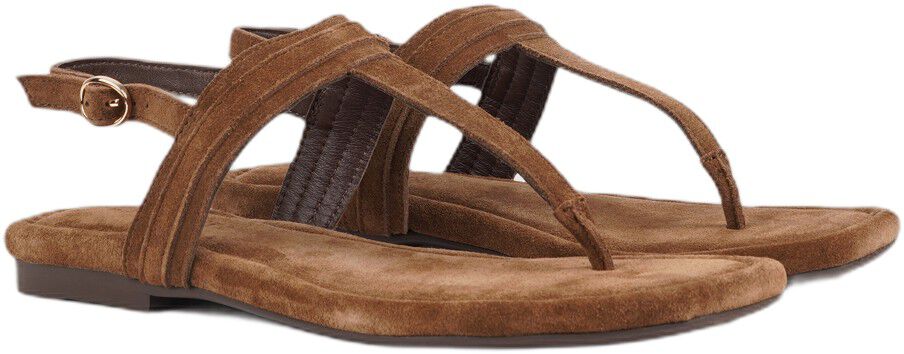 CARINI - SOFT LEATHER SANDAL / RUBBER SOLE