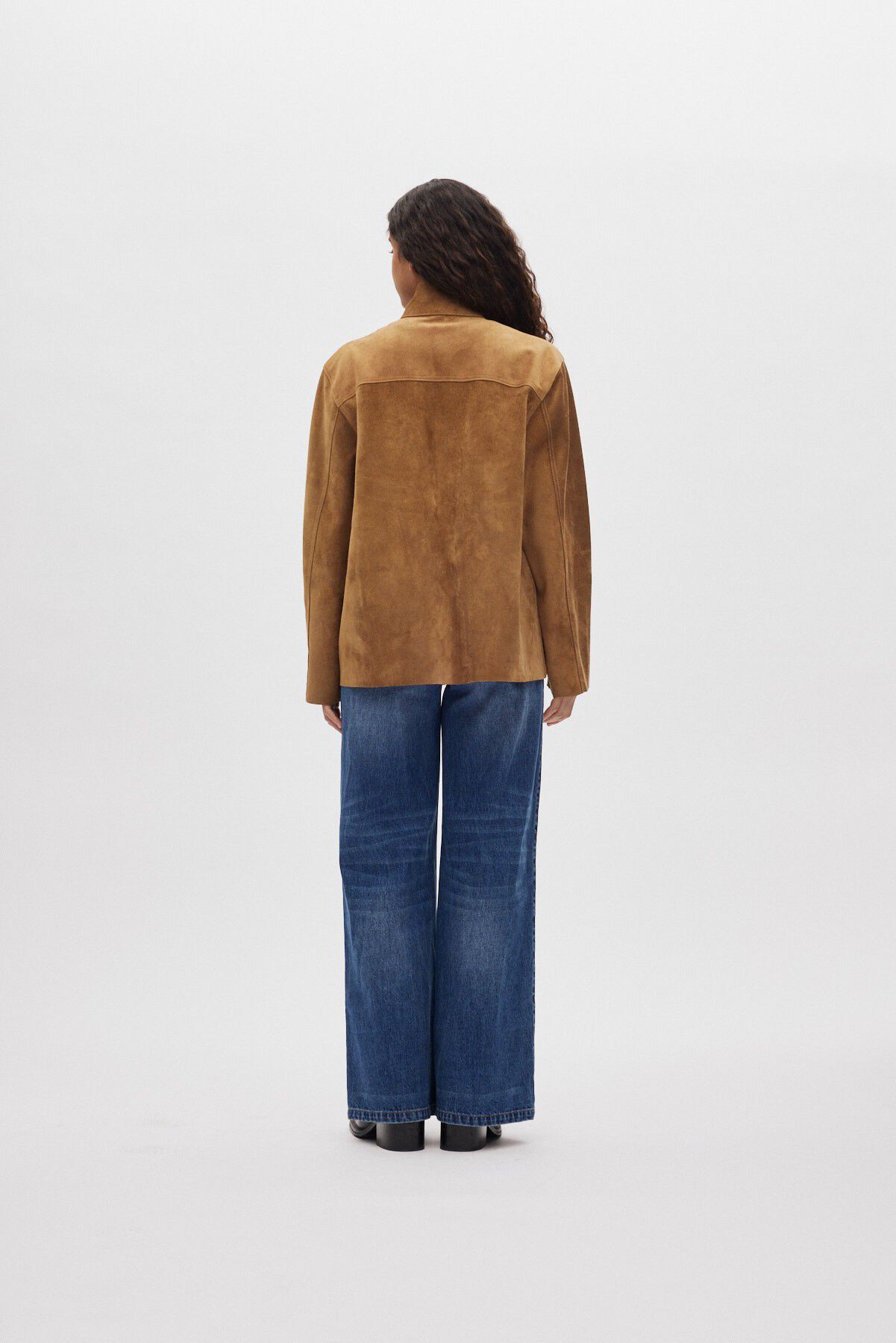 Heavy suede jacket - Thelma
