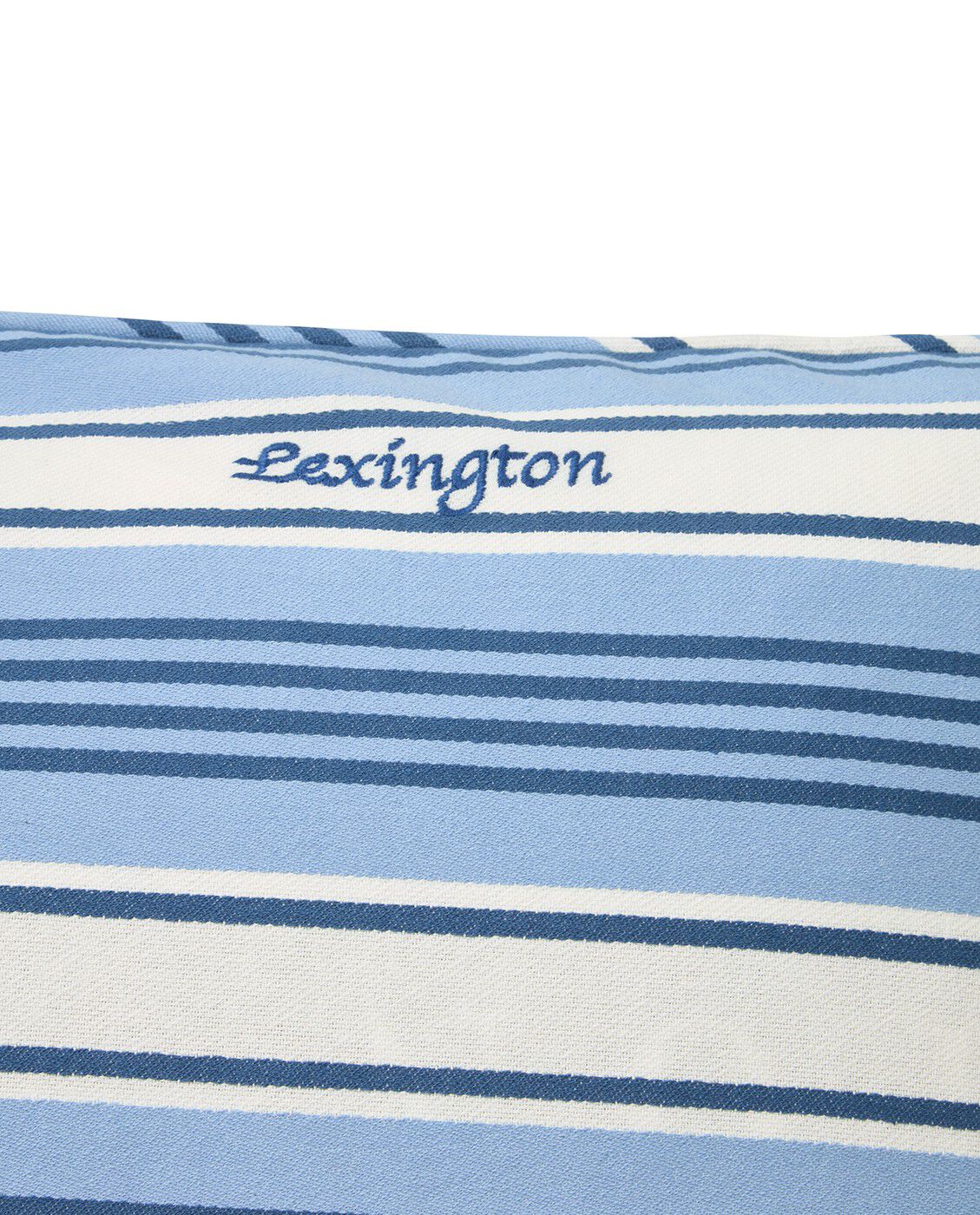 Striped Organic Cotton Twill Pillow Cover