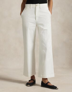 Chino Wide-Leg Pant