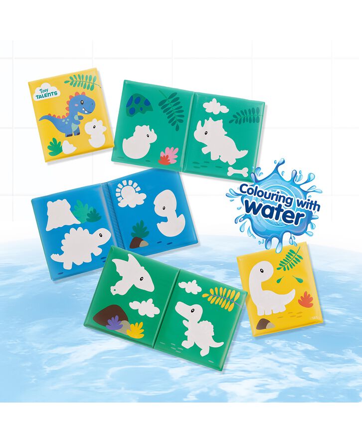 SES Creative - Badeleg - Farv med vand - Dino badebog