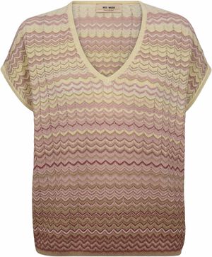 MMShani Zig Zag V-neck Knit