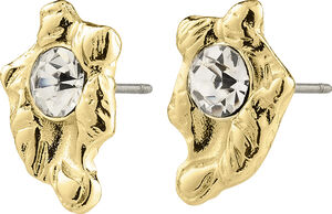 AIAS recycled crystal earrings gold-plated