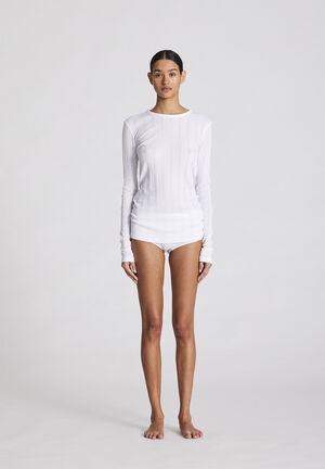 Thyra L/S Cotton Top Drop Needle GOTS 243975