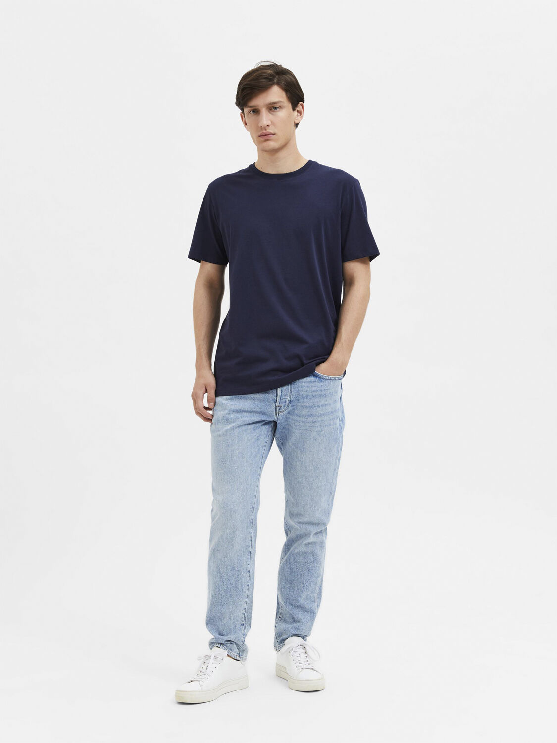 SLHASPEN SS O-NECK TEE NOOS