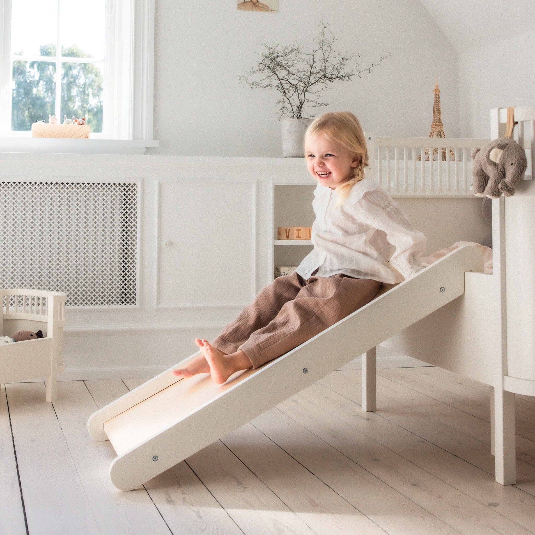 Sebra 2-i-1 Klatre- og rutsjebane